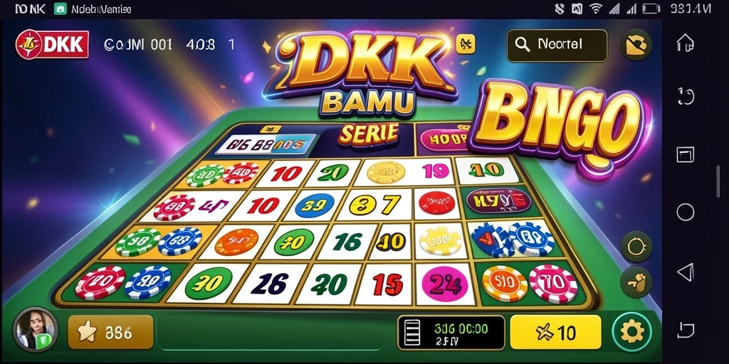 Tampilan gameplay kompetitif dan dinamis di DKK Bingo.