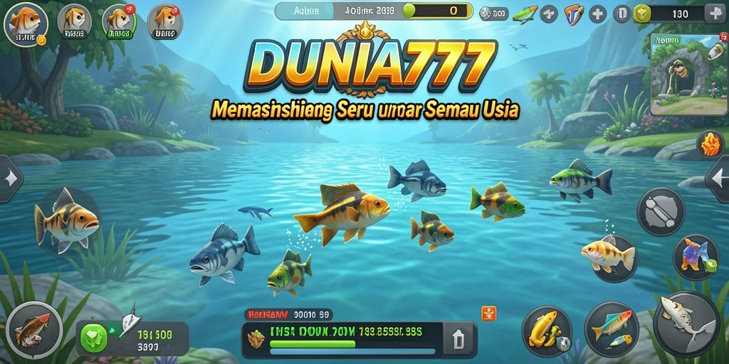 Tangkapan ikan yang menakjubkan dalam gameplay DUNIA777.
