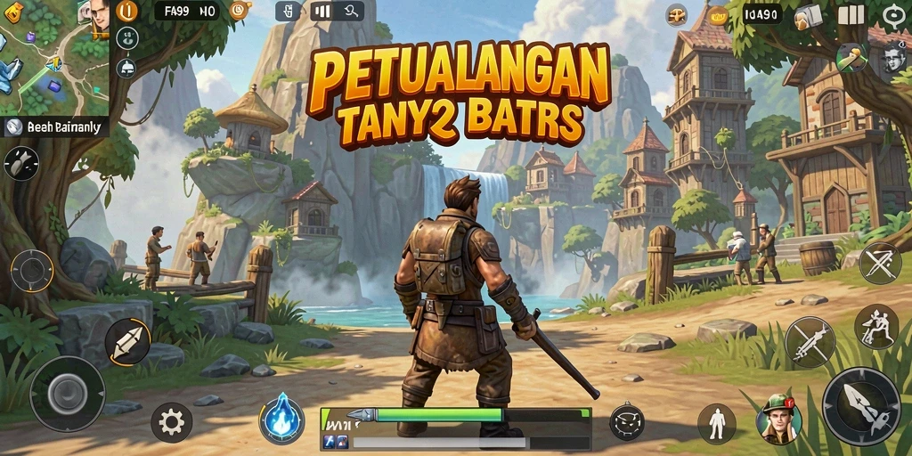 Tampilan gameplay FA99 yang menarik di dunia terbuka.