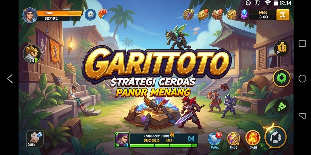 Tampilan gameplay GARITOTO yang mendebarkan dan penuh strategi.
