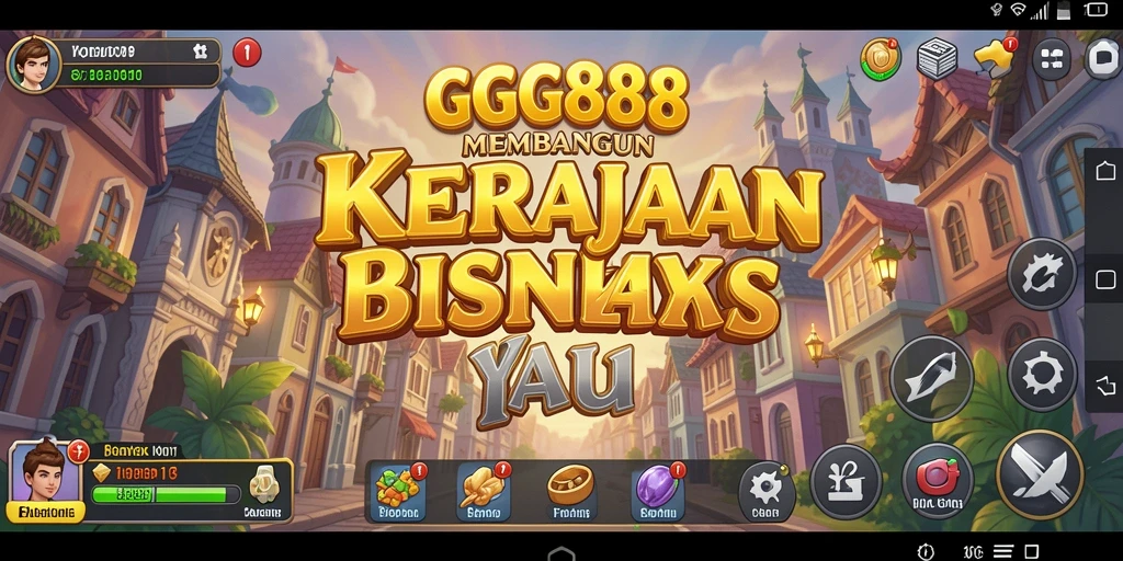 Tampilan gameplay GGG888 menampilkan manajemen bisnis yang seru.