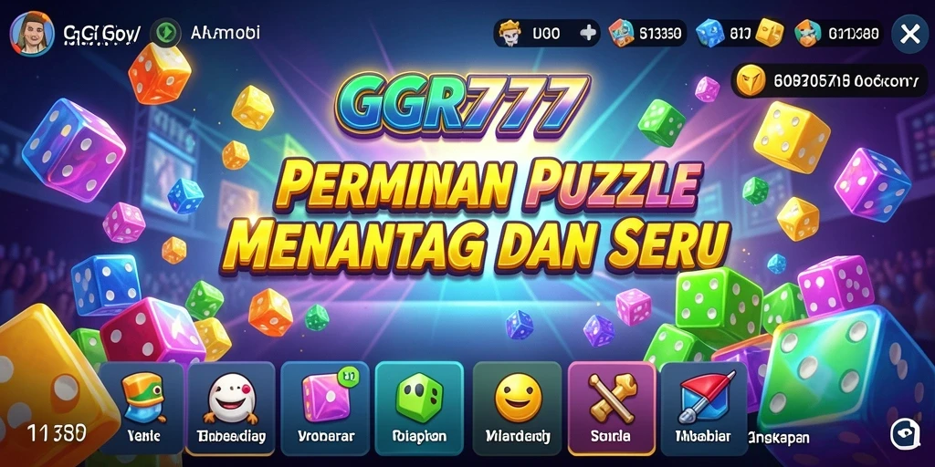 Screenshot GGR777 menampilkan gameplay menantang dari puzzle yang seru.