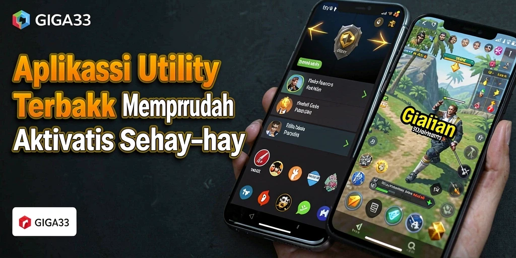 Tampilan aplikasi GIGA33 yang intuitif dan informatif.