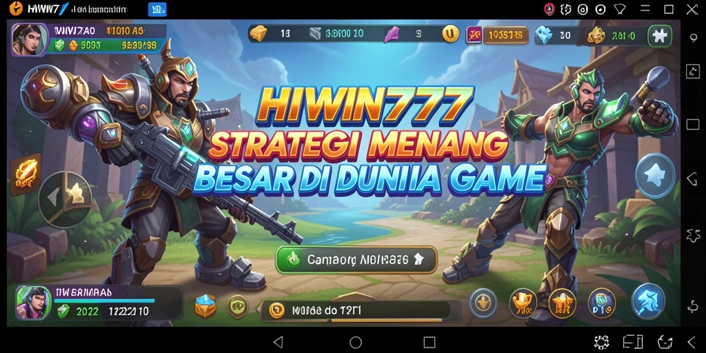 Tampilan gameplay strategis HIWIN777 yang menegangkan dan menantang.