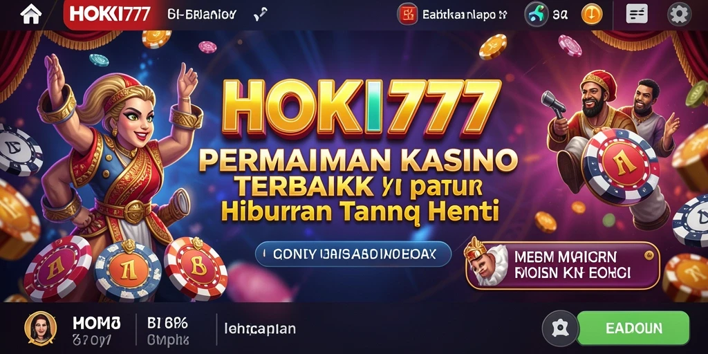 Tampilan gameplay HOKI777 yang mendebarkan di kasino virtual.