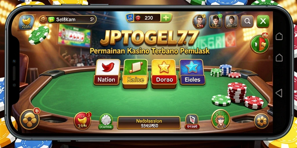 Gameplay menarik di aplikasi Kasino JPTOGEL77 dengan grafis menawan.