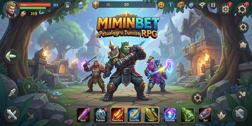 Tampilan gameplay MIMINBET yang menarik dan penuh aksi RPG.