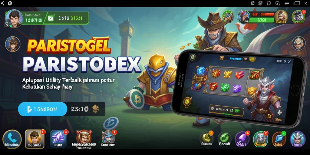 Tampilan antarmuka utama aplikasi PARISTOGEL yang responsif dan user-friendly.