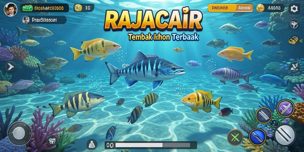 Tangkap ikan besar dalam aksi gameplay RAJACAIR yang menakjubkan.