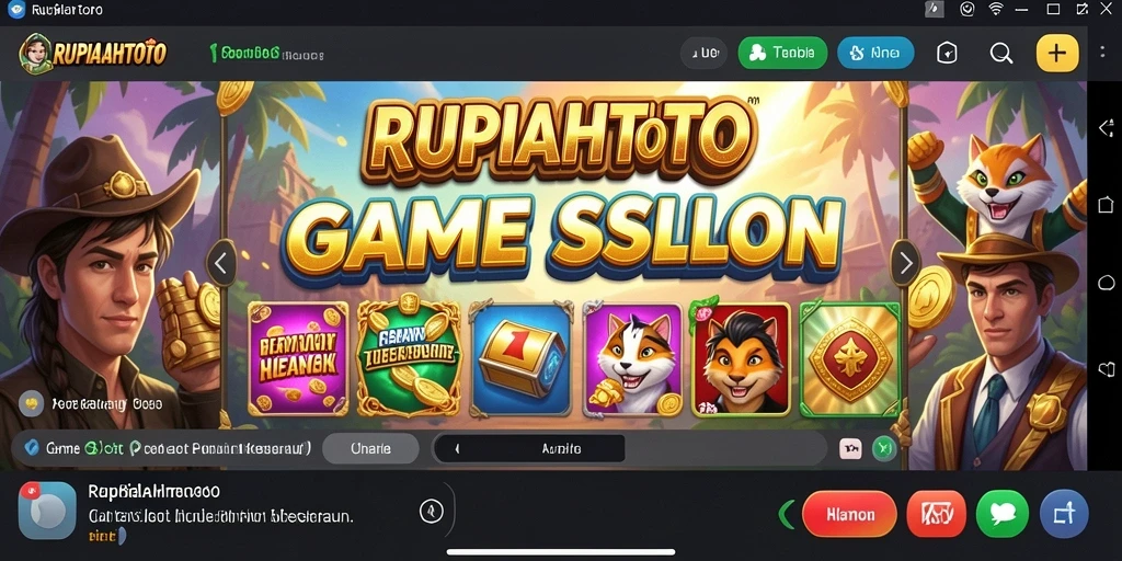 Tampilan gameplay RUPIAHTOTO dengan efek grafis yang spektakuler.