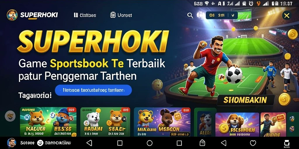 Tampilan gameplay <strong>SUPERHOKI</strong> yang menarik dan mudah digunakan.