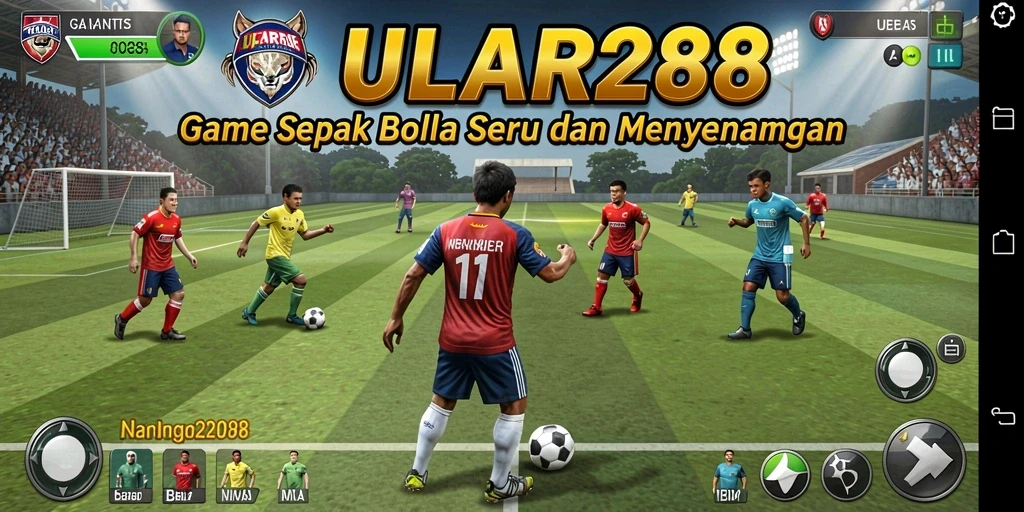 Gameplay seru dan lingkungan sepak bola yang mendebarkan di ULAR288.