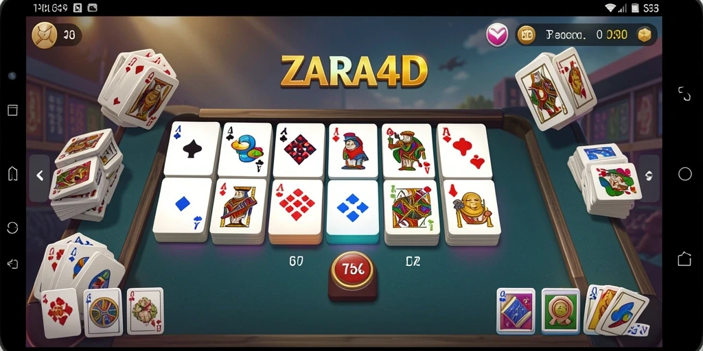Tampilan menarik dari gameplay domino ZARA4D.